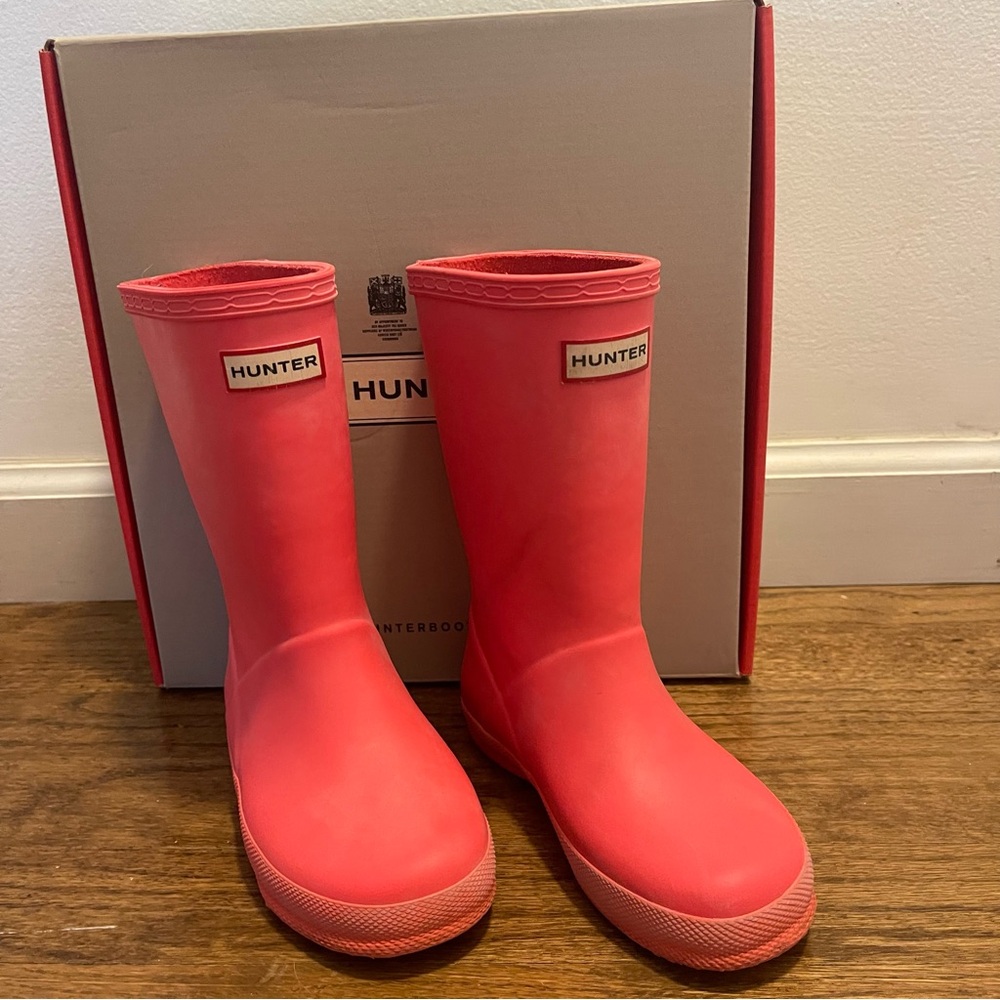 Hunter Kids Rain Boots - Bright Pink